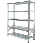 軽量 シンプル イタリア製 スチールラック 本体 幅112.7×高さ157.6×奥行45cm 5段 MS11155d45