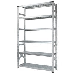 軽量 シンプル イタリア製 スチールラック 本体 幅112.7×高さ197.2×奥行45cm 6段 MS11196d45