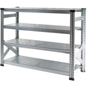 軽量 シンプル イタリア製 スチールラック 本体 幅127.7×高さ91.7×奥行45cm 4段 MS1294d45