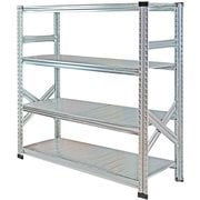 軽量 シンプル イタリア製 スチールラック 本体 幅127.7×高さ118×奥行45cm 4段 MS12124d45