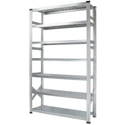 軽量 シンプル イタリア製 スチールラック 本体 幅127.7×高さ210.4×奥行45cm 7段 MS12217d45