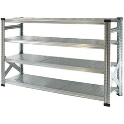 軽量 シンプル イタリア製 スチールラック 本体 幅142.7×高さ104.8×奥行45cm 4段 MS14104d45