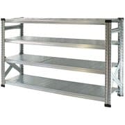 軽量 シンプル イタリア製 スチールラック 本体 幅142.7×高さ104.8×奥行45cm 4段 MS14104d45
