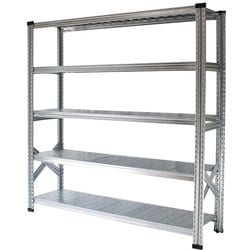 軽量 シンプル イタリア製 スチールラック 本体 幅142.7×高さ157.6×奥行45cm 5段 MS14155d45