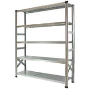 軽量 シンプル イタリア製 スチールラック 本体 幅142.7×高さ184×奥行45cm 5段 MS14185d45