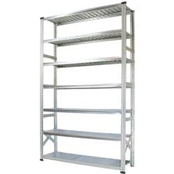 軽量 シンプル イタリア製 スチールラック 本体 幅142.7×高さ250×奥行45cm 7段 MS14257d45