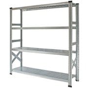 軽量 シンプル イタリア製 スチールラック 本体 幅157.7×高さ157.6×奥行45cm 4段 MS15154d45