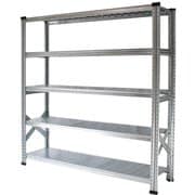 軽量 シンプル イタリア製 スチールラック 本体 幅157.7×高さ157.6×奥行45cm 5段 MS15155d45