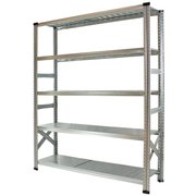 軽量 シンプル イタリア製 スチールラック 本体 幅157.7×高さ184×奥行45cm 5段 MS15185d45
