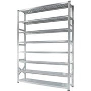 軽量 シンプル イタリア製 スチールラック 本体 幅172.7×高さ250×奥行45cm 8段 MS17258d45