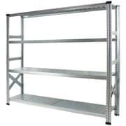軽量 シンプル イタリア製 スチールラック 本体 幅187.7×高さ157.6×奥行45cm 4段 MS18154d45