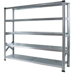 軽量 シンプル イタリア製 スチールラック 本体 幅187.7×高さ157.6×奥行45cm 5段 MS18155d45