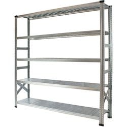 軽量 シンプル イタリア製 スチールラック 本体 幅187.7×高さ184×奥行45cm 5段 MS18185d45