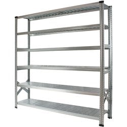 軽量 シンプル イタリア製 スチールラック 本体 幅187.7×高さ184×奥行45cm 6段 MS18186d45