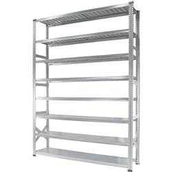軽量 シンプル イタリア製 スチールラック 本体 幅187.7×高さ250×奥行45cm 8段 MS18258d45