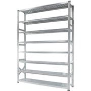 軽量 シンプル イタリア製 スチールラック 本体 幅187.7×高さ250×奥行45cm 8段 MS18258d45