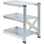 軽量 シンプル イタリア製 スチールラック 連結用 幅67.7×高さ65.3×奥行45cm 3段 MS663d45s
