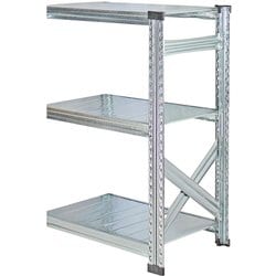 軽量 シンプル イタリア製 スチールラック 連結用 幅67.7×高さ91.7×奥行45cm 3段 MS693d45s