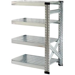 軽量 シンプル イタリア製 スチールラック 連結用 幅67.7×高さ104.8×奥行45cm 4段 MS6104d45s