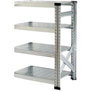 軽量 シンプル イタリア製 スチールラック 連結用 幅67.7×高さ104.8×奥行45cm 4段 MS6104d45s