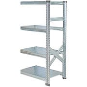 軽量 シンプル イタリア製 スチールラック 連結用 幅67.7×高さ118×奥行45cm 4段 MS6124d45s