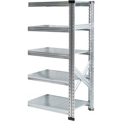 軽量 シンプル イタリア製 スチールラック 連結用 幅67.7×高さ118×奥行45cm 5段 MS6125d45s
