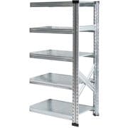 軽量 シンプル イタリア製 スチールラック 連結用 幅67.7×高さ118×奥行45cm 5段 MS6125d45s