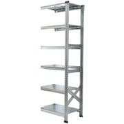 軽量 シンプル イタリア製 スチールラック 連結用 幅67.7×高さ184×奥行45cm 6段 MS6186d45s