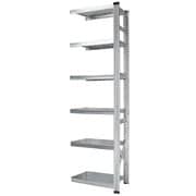 軽量 シンプル イタリア製 スチールラック 連結用 幅67.7×高さ197.2×奥行45cm 6段 MS6196d45s