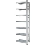 軽量 シンプル イタリア製 スチールラック 連結用 幅67.7×高さ197.2×奥行45cm 7段 MS6197d45s