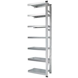 軽量 シンプル イタリア製 スチールラック 連結用 幅67.7×高さ210.4×奥行45cm 7段 MS6217d45s
