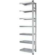 軽量 シンプル イタリア製 スチールラック 連結用 幅67.7×高さ236.8×奥行45cm 7段 MS6237d45s