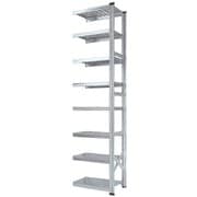 軽量 シンプル イタリア製 スチールラック 連結用 幅67.7×高さ250×奥行45cm 8段 MS6258d45s