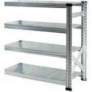 軽量 シンプル イタリア製 スチールラック 連結用 幅97.7×高さ104.8×奥行45cm 4段 MS9104d45s