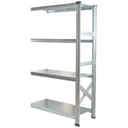 軽量 シンプル イタリア製 スチールラック 連結用 幅97.7×高さ157.6×奥行45cm 4段 MS9154d45s