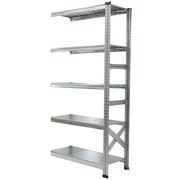 軽量 シンプル イタリア製 スチールラック 連結用 幅97.7×高さ184×奥行45cm 5段 MS9185d45s