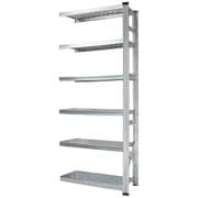 軽量 シンプル イタリア製 スチールラック 連結用 幅97.7×高さ197.2×奥行45cm 6段 MS9196d45s