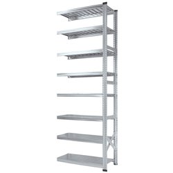 軽量 シンプル イタリア製 スチールラック 連結用 幅97.7×高さ250×奥行45cm 8段 MS9258d45s