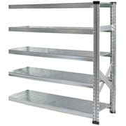 軽量 シンプル イタリア製 スチールラック 連結用 幅112.7×高さ118×奥行45cm 5段 MS11125d45s