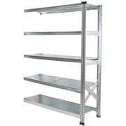 軽量 シンプル イタリア製 スチールラック 連結用 幅112.7×高さ157.6×奥行45cm 5段 MS11155d45s