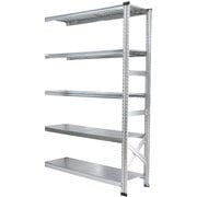 軽量 シンプル イタリア製 スチールラック 連結用 幅112.7×高さ184×奥行45cm 5段 MS11185d45s