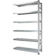 軽量 シンプル イタリア製 スチールラック 連結用 幅112.7×高さ210.4×奥行45cm 6段 MS11216d45s