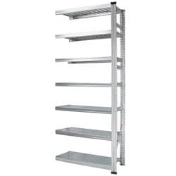 軽量 シンプル イタリア製 スチールラック 連結用 幅112.7×高さ236.8×奥行45cm 7段 MS11237d45s