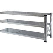 軽量 シンプル イタリア製 スチールラック 連結用 幅142.7×高さ65.3×奥行45cm 3段 MS1463d45s