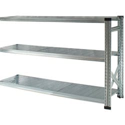 軽量 シンプル イタリア製 スチールラック 連結用 幅142.7×高さ91.7×奥行45cm 3段 MS1493d45s