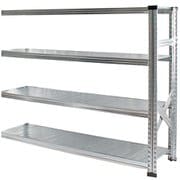 軽量 シンプル イタリア製 スチールラック 連結用 幅142.7×高さ118×奥行45cm 4段 MS14124d45s