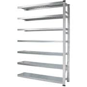 軽量 シンプル イタリア製 スチールラック 連結用 幅142.7×高さ210.4×奥行45cm 7段 MS14217d45s