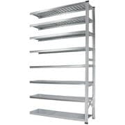 軽量 シンプル イタリア製 スチールラック 連結用 幅142.7×高さ250×奥行45cm 8段 MS14258d45s