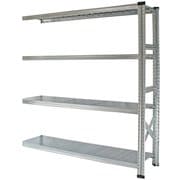 軽量 シンプル イタリア製 スチールラック 連結用 幅157.7×高さ157.6×奥行45cm 4段 MS15154d45s