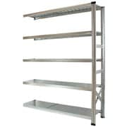 軽量 シンプル イタリア製 スチールラック 連結用 幅157.7×高さ184×奥行45cm 5段 MS15185d45s